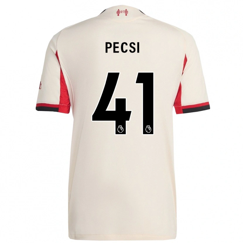 Danxen Herren Ármin Pécsi #41 Weiß Schwarz Auswärtstrikot Trikot 2025/26 T-Shirt Schweiz