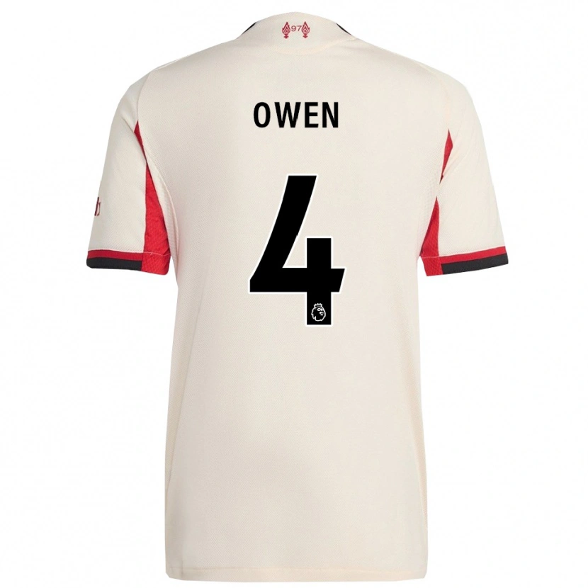 Danxen Herren Harvey Owen #4 Weiß Schwarz Auswärtstrikot Trikot 2025/26 T-Shirt Schweiz