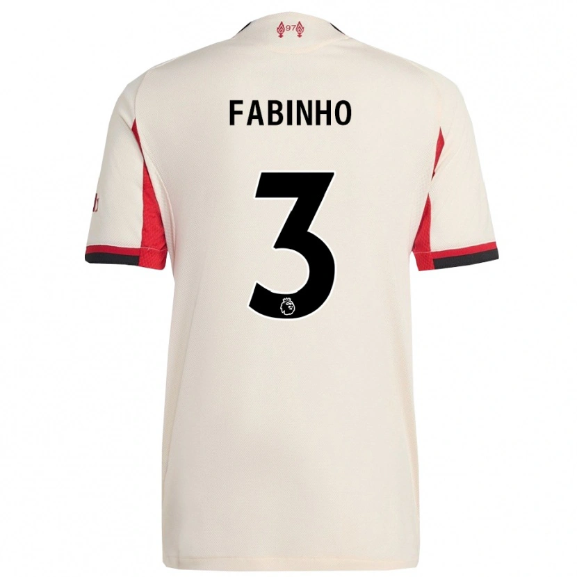 Danxen Herren Fabinho #3 Weiß Schwarz Auswärtstrikot Trikot 2025/26 T-Shirt Schweiz