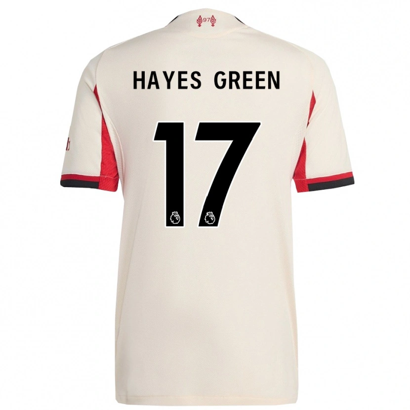 Danxen Herren Charlie Hayes-Green #17 Weiß Schwarz Auswärtstrikot Trikot 2025/26 T-Shirt Schweiz