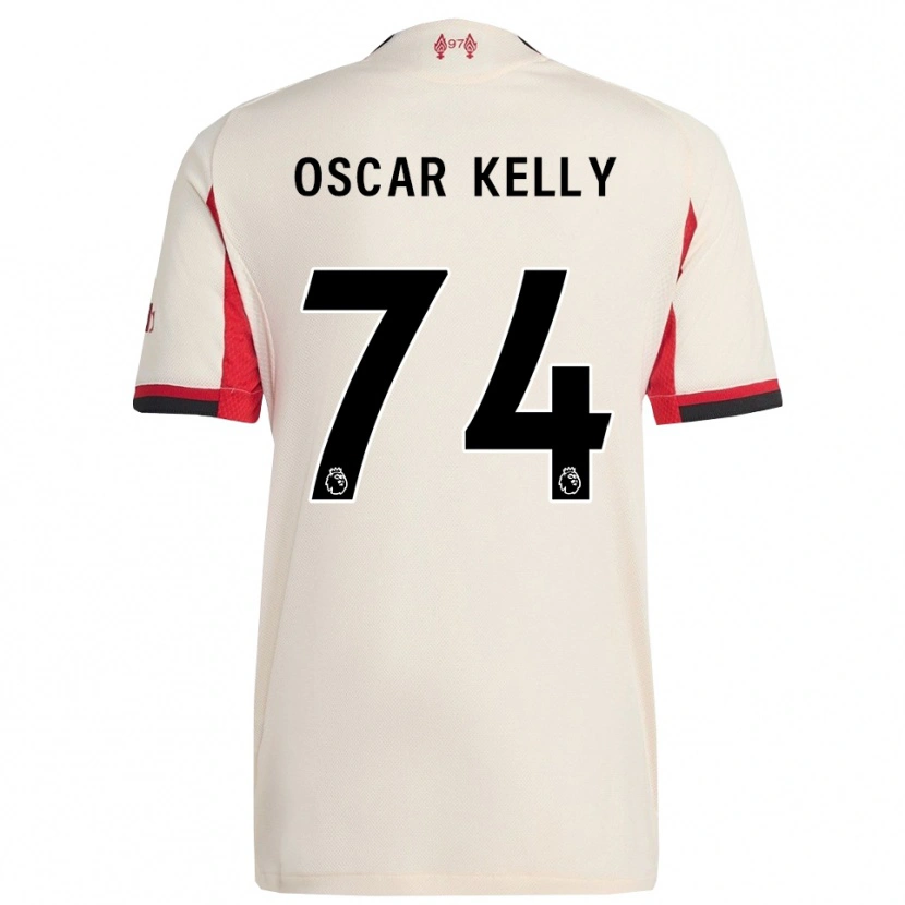 Danxen Herren Oscar Kelly #74 Weiß Schwarz Auswärtstrikot Trikot 2025/26 T-Shirt Schweiz
