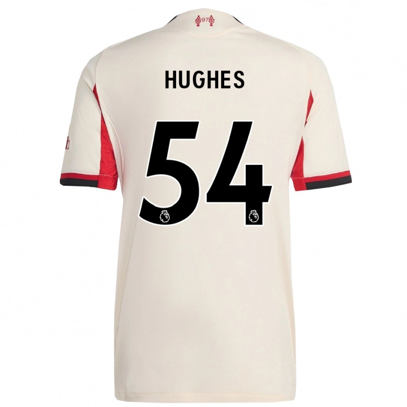 Danxen Herren Liam Hughes #54 Weiß Schwarz Auswärtstrikot Trikot 2025/26 T-Shirt Schweiz
