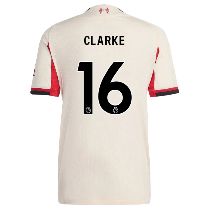 Danxen Herren Lucas Clarke #16 Weiß Schwarz Auswärtstrikot Trikot 2025/26 T-Shirt Schweiz
