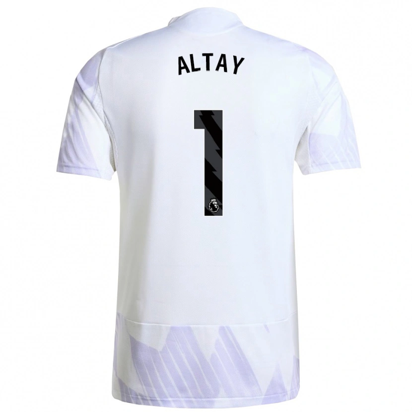 Danxen Herren Altay Bayındır #1 Weiß Lila Lila Auswärtstrikot Trikot 2025/26 T-Shirt Schweiz