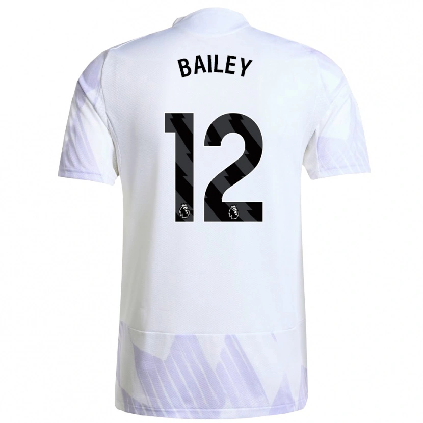 Danxen Herren James Bailey #12 Weiß Lila Lila Auswärtstrikot Trikot 2025/26 T-Shirt Schweiz