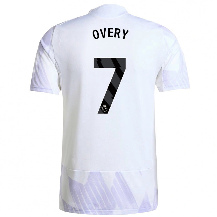 Danxen Herren James Overy #7 Weiß Lila Lila Auswärtstrikot Trikot 2025/26 T-Shirt Schweiz
