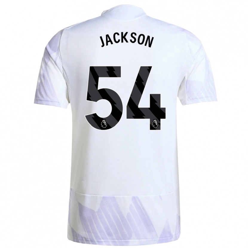 Danxen Herren Louis Jackson #54 Weiß Lila Lila Auswärtstrikot Trikot 2025/26 T-Shirt Schweiz