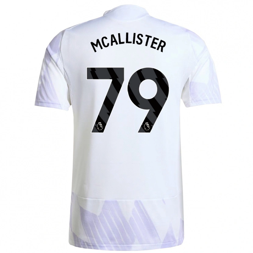 Danxen Herren Finley Mcallister #79 Weiß Lila Lila Auswärtstrikot Trikot 2025/26 T-Shirt Schweiz