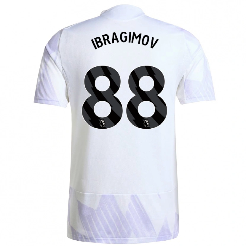 Danxen Herren Amir Ibragimov #88 Weiß Lila Lila Auswärtstrikot Trikot 2025/26 T-Shirt Schweiz