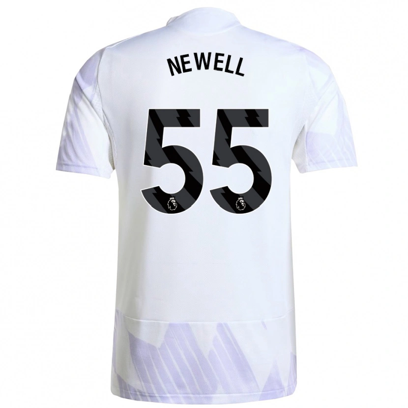 Danxen Herren Lucy Newell #55 Weiß Lila Lila Auswärtstrikot Trikot 2025/26 T-Shirt Schweiz