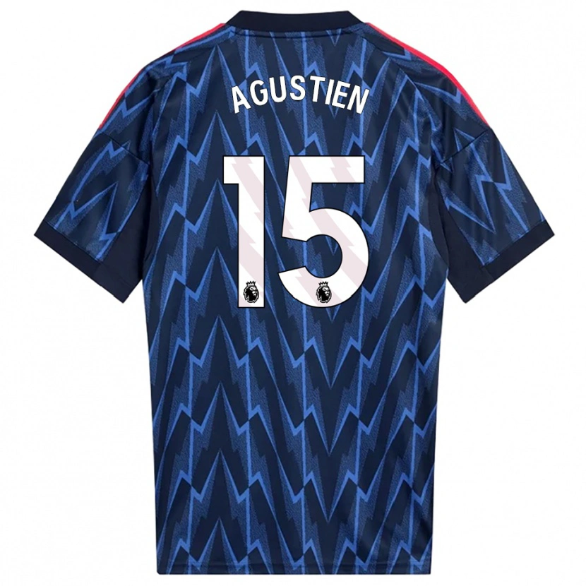 Danxen Herren Demiane Agustien #15 Marine Rot Auswärtstrikot Trikot 2025/26 T-Shirt Schweiz