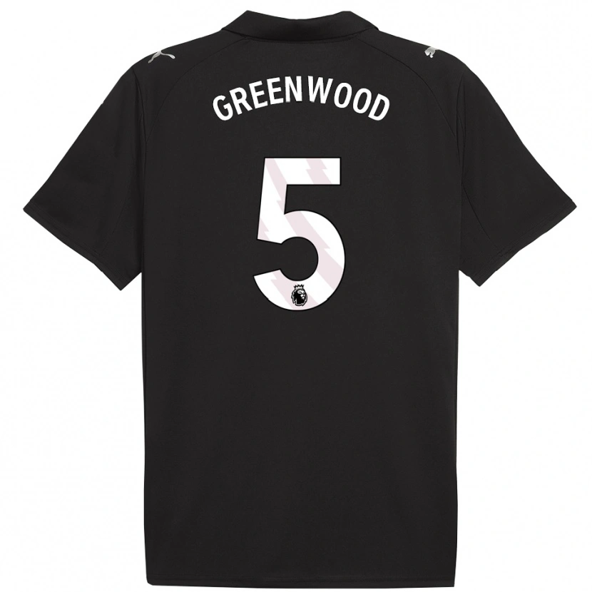 Danxen Herren Alex Greenwood #5 Schwarz Weiß Auswärtstrikot Trikot 2025/26 T-Shirt Schweiz