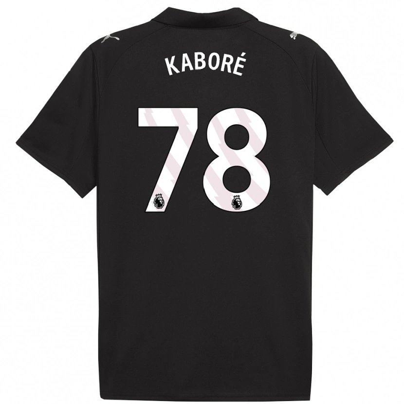 Danxen Herren Issa Kaboré #78 Schwarz Weiß Auswärtstrikot Trikot 2025/26 T-Shirt Schweiz