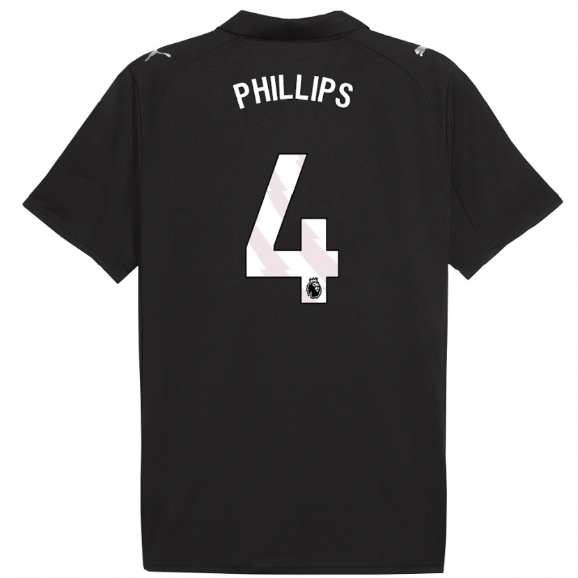 Danxen Herren Kalvin Phillips #4 Schwarz Weiß Auswärtstrikot Trikot 2025/26 T-Shirt Schweiz