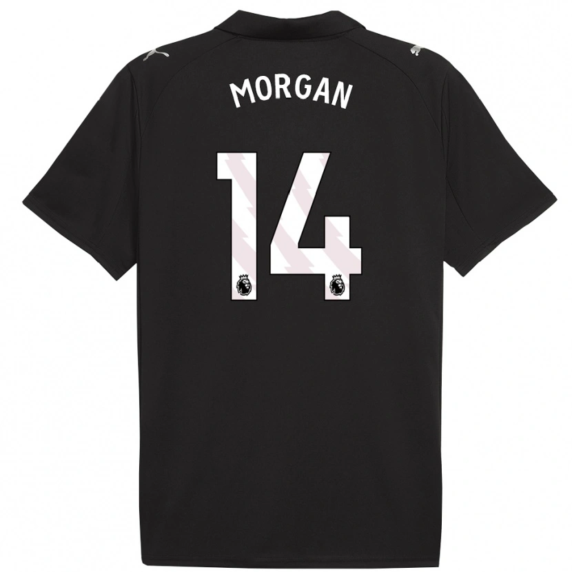 Danxen Herren Esme Morgan #14 Schwarz Weiß Auswärtstrikot Trikot 2025/26 T-Shirt Schweiz