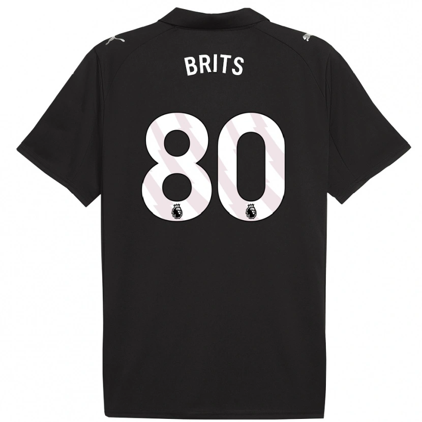 Danxen Herren Spike Brits #80 Schwarz Weiß Auswärtstrikot Trikot 2025/26 T-Shirt Schweiz