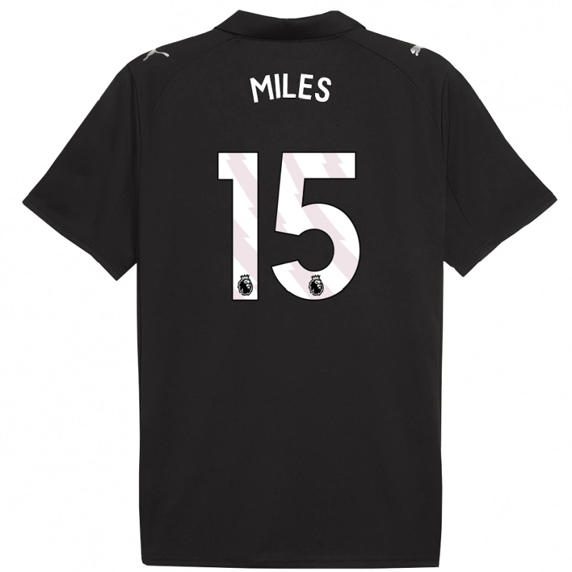 Danxen Herren Harrison Miles #15 Schwarz Weiß Auswärtstrikot Trikot 2025/26 T-Shirt Schweiz