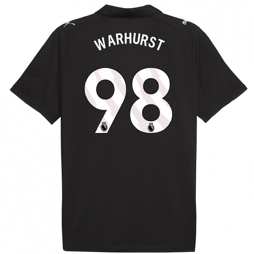 Danxen Herren Matty Warhurst #98 Schwarz Weiß Auswärtstrikot Trikot 2025/26 T-Shirt Schweiz