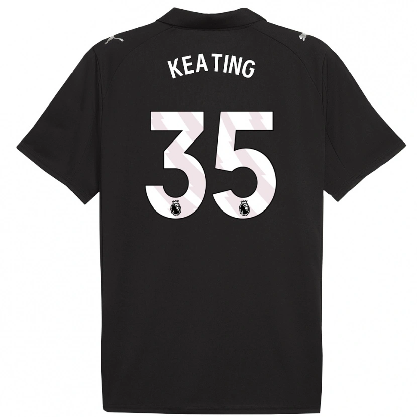 Danxen Herren Khiara Keating #35 Schwarz Weiß Auswärtstrikot Trikot 2025/26 T-Shirt Schweiz