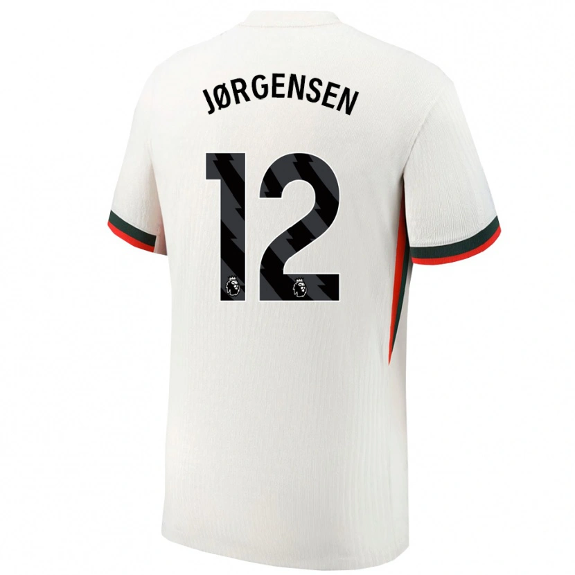 Danxen Herren Filip Jørgensen #12 Weiß Grün Auswärtstrikot Trikot 2025/26 T-Shirt Schweiz