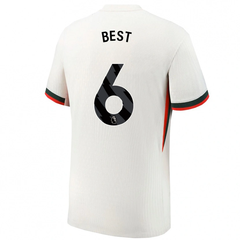 Danxen Herren Kian Best #6 Weiß Grün Auswärtstrikot Trikot 2025/26 T-Shirt Schweiz