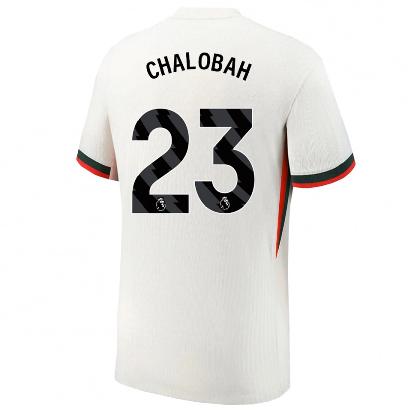Danxen Herren Trevoh Chalobah #23 Weiß Grün Auswärtstrikot Trikot 2025/26 T-Shirt Schweiz
