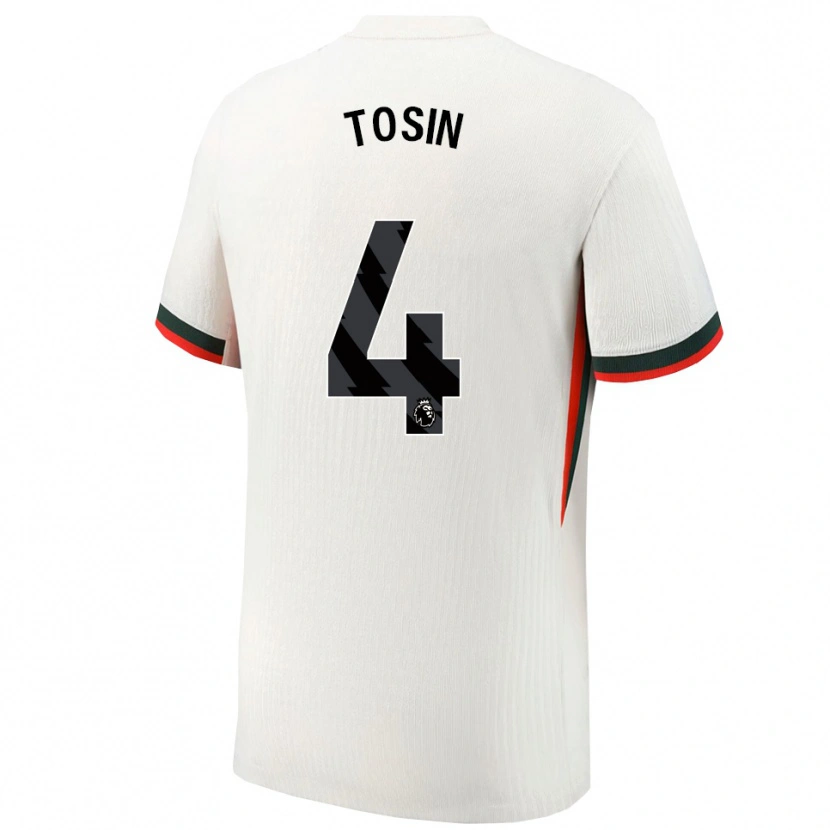 Danxen Herren Tosin Adarabioyo #4 Weiß Grün Auswärtstrikot Trikot 2025/26 T-Shirt Schweiz