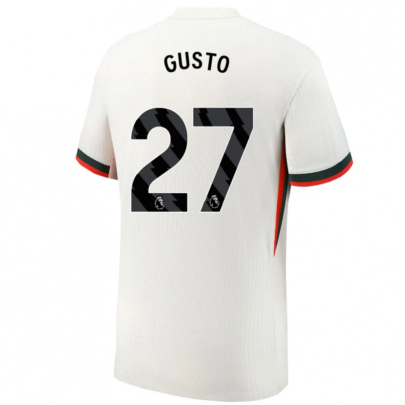 Danxen Herren Malo Gusto #27 Weiß Grün Auswärtstrikot Trikot 2025/26 T-Shirt Schweiz