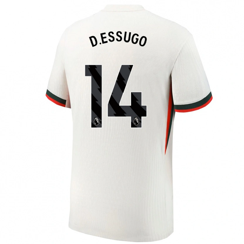 Danxen Herren Dário Essugo #14 Weiß Grün Auswärtstrikot Trikot 2025/26 T-Shirt Schweiz