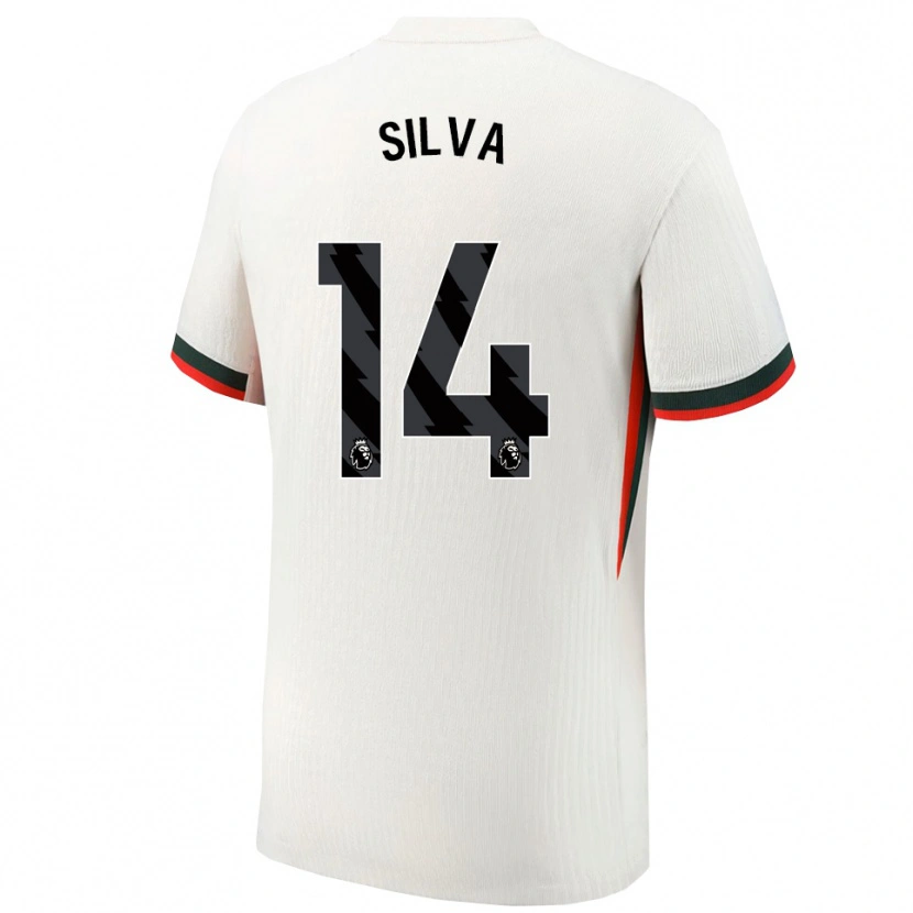 Danxen Herren Isago Silva #14 Weiß Grün Auswärtstrikot Trikot 2025/26 T-Shirt Schweiz