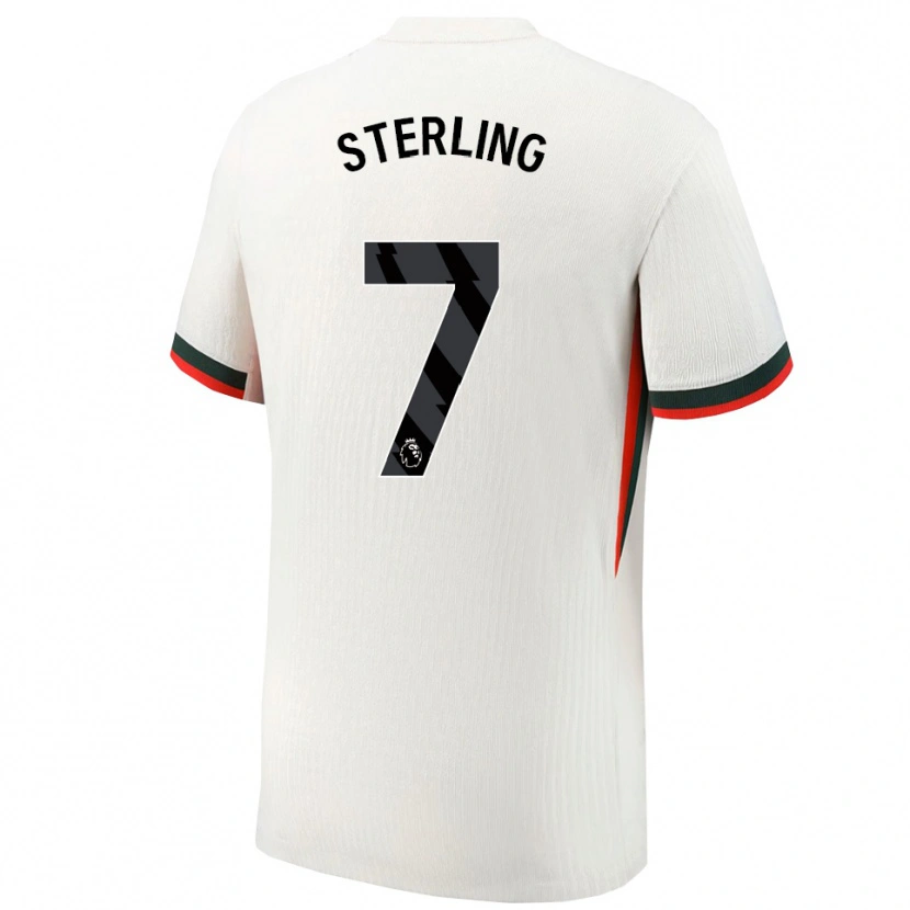 Danxen Herren Raheem Sterling #7 Weiß Grün Auswärtstrikot Trikot 2025/26 T-Shirt Schweiz