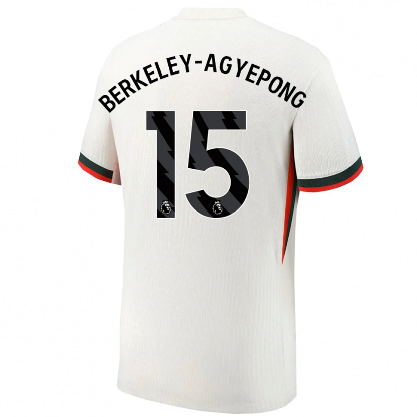 Danxen Herren Jeremiah Berkeley-Agyepong #15 Weiß Grün Auswärtstrikot Trikot 2025/26 T-Shirt Schweiz