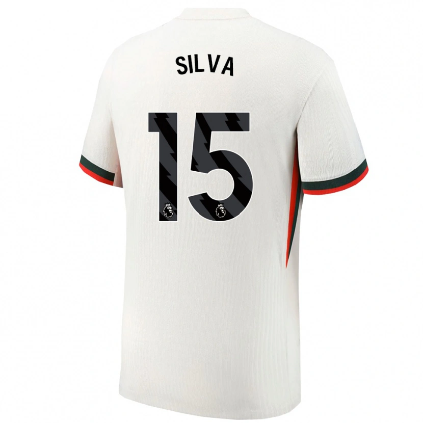 Danxen Herren Isaac Silva #15 Weiß Grün Auswärtstrikot Trikot 2025/26 T-Shirt Schweiz