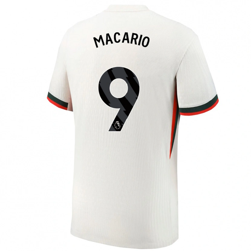 Danxen Herren Catarina Macario #9 Weiß Grün Auswärtstrikot Trikot 2025/26 T-Shirt Schweiz