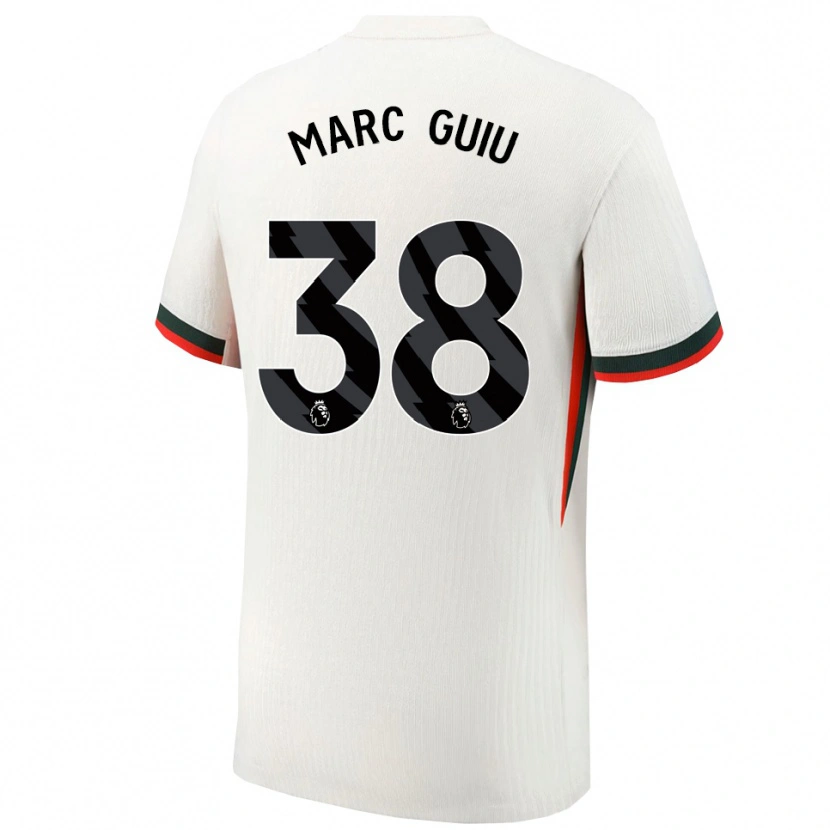 Danxen Herren Marc Guiu #38 Weiß Grün Auswärtstrikot Trikot 2025/26 T-Shirt Schweiz