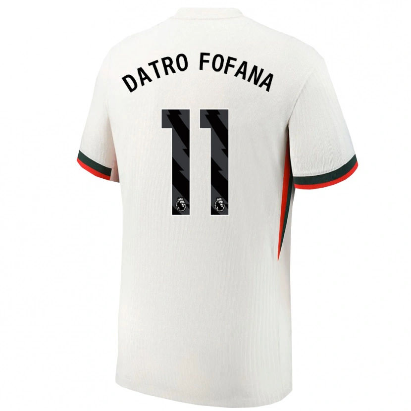 Danxen Herren David Datro Fofana #11 Weiß Grün Auswärtstrikot Trikot 2025/26 T-Shirt Schweiz