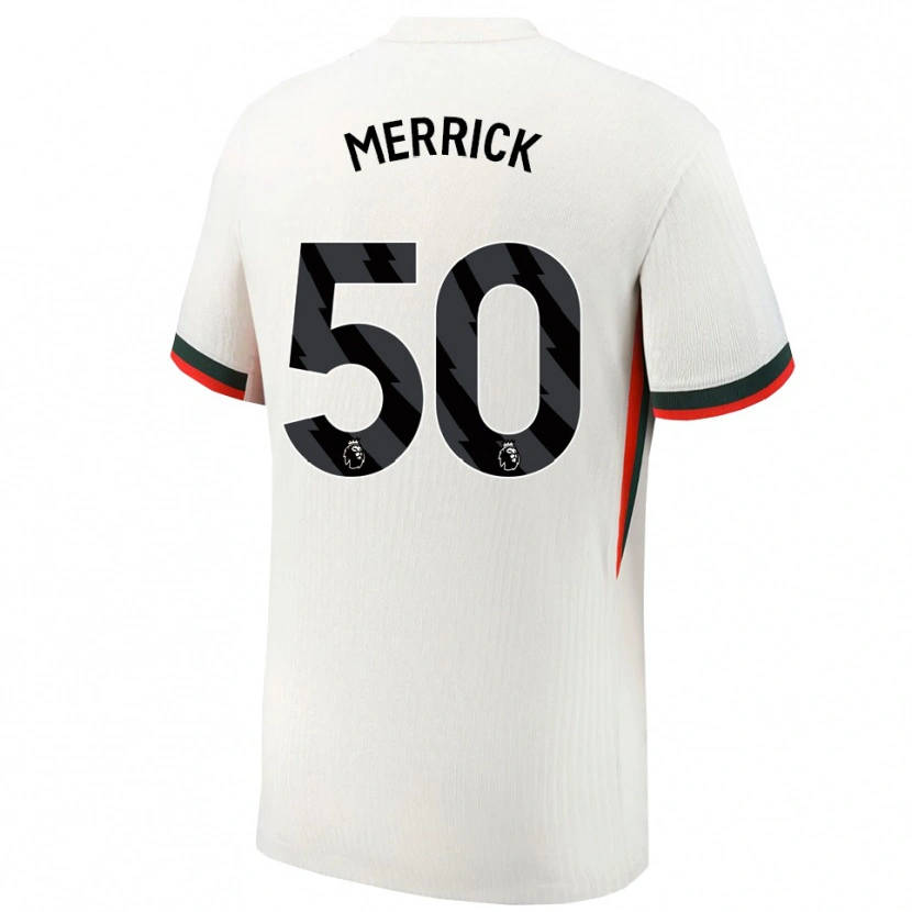 Danxen Herren Max Merrick #50 Weiß Grün Auswärtstrikot Trikot 2025/26 T-Shirt Schweiz