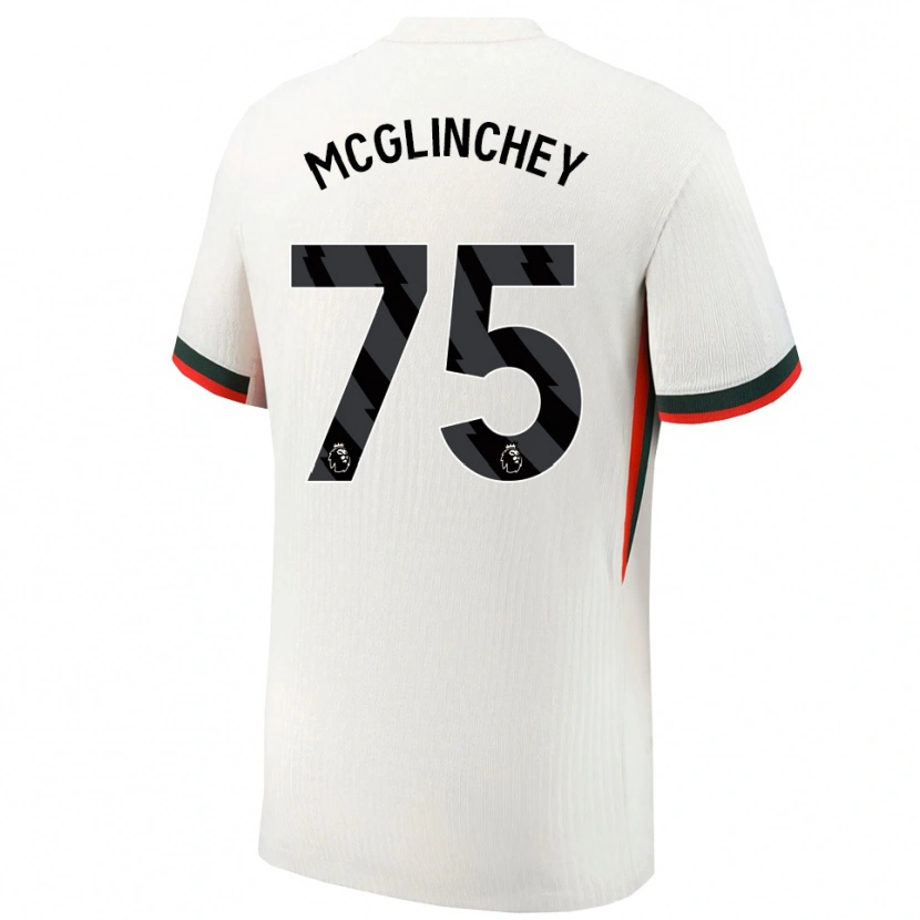 Danxen Herren Harry Mcglinchey #75 Weiß Grün Auswärtstrikot Trikot 2025/26 T-Shirt Schweiz