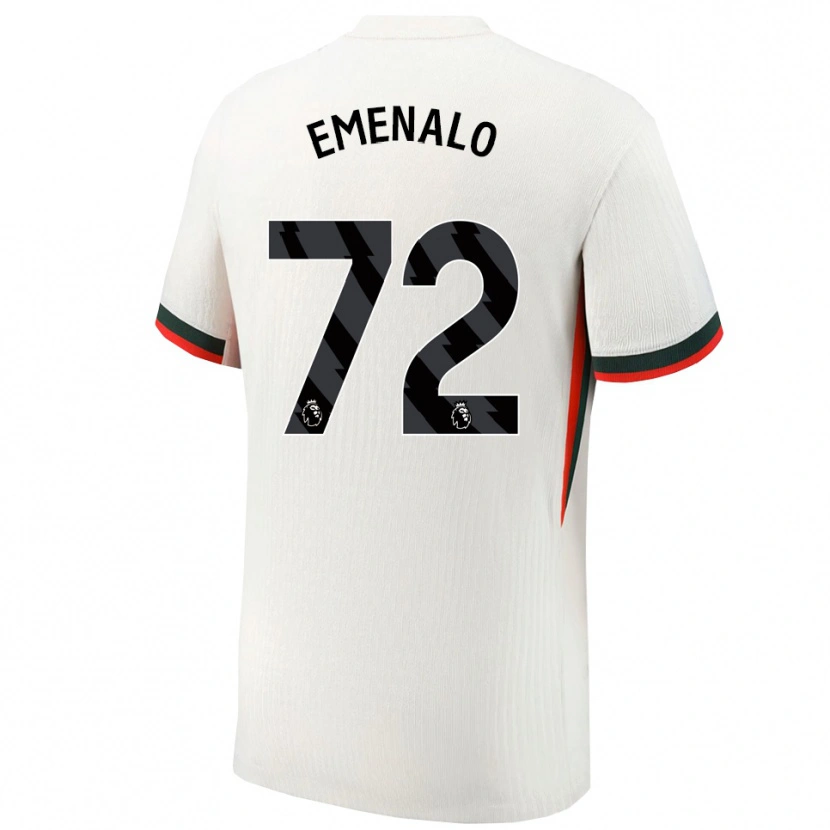 Danxen Herren Landon Emenalo #72 Weiß Grün Auswärtstrikot Trikot 2025/26 T-Shirt Schweiz
