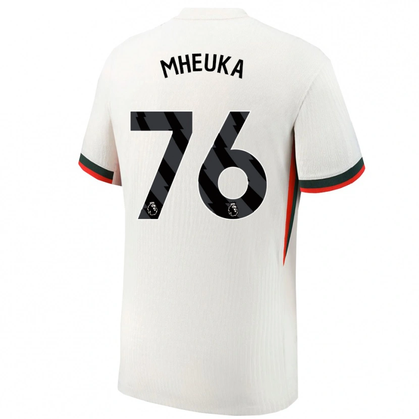 Danxen Herren Shumaira Mheuka #76 Weiß Grün Auswärtstrikot Trikot 2025/26 T-Shirt Schweiz