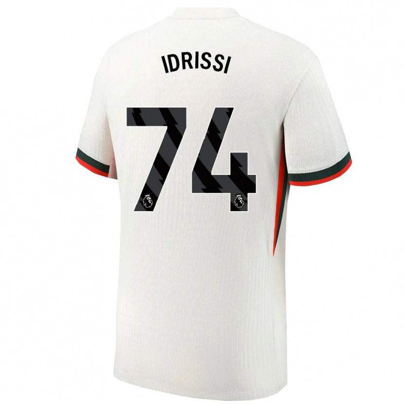 Danxen Herren Yahya Idrissi #74 Weiß Grün Auswärtstrikot Trikot 2025/26 T-Shirt Schweiz