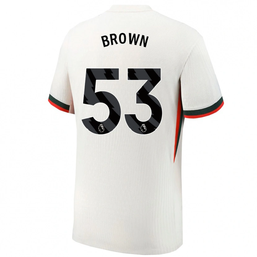 Danxen Herren Lola Brown #53 Weiß Grün Auswärtstrikot Trikot 2025/26 T-Shirt Schweiz