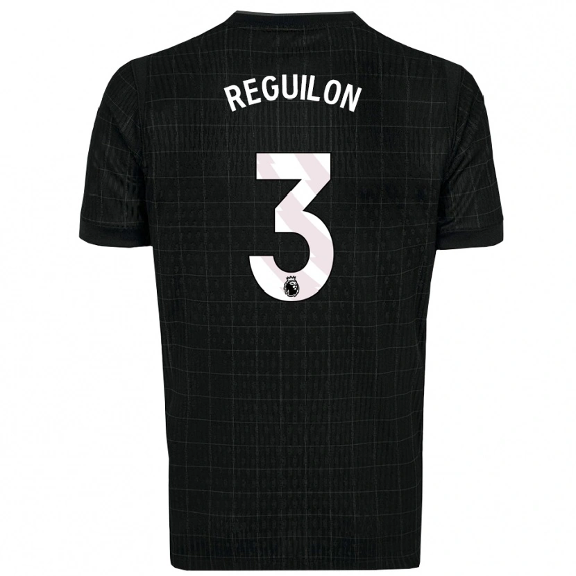 Danxen Herren Sergio Reguilon #3 Schwarz Grau Auswärtstrikot Trikot 2025/26 T-Shirt Schweiz