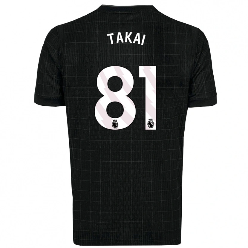Danxen Herren Kota Takai #81 Schwarz Grau Auswärtstrikot Trikot 2025/26 T-Shirt Schweiz