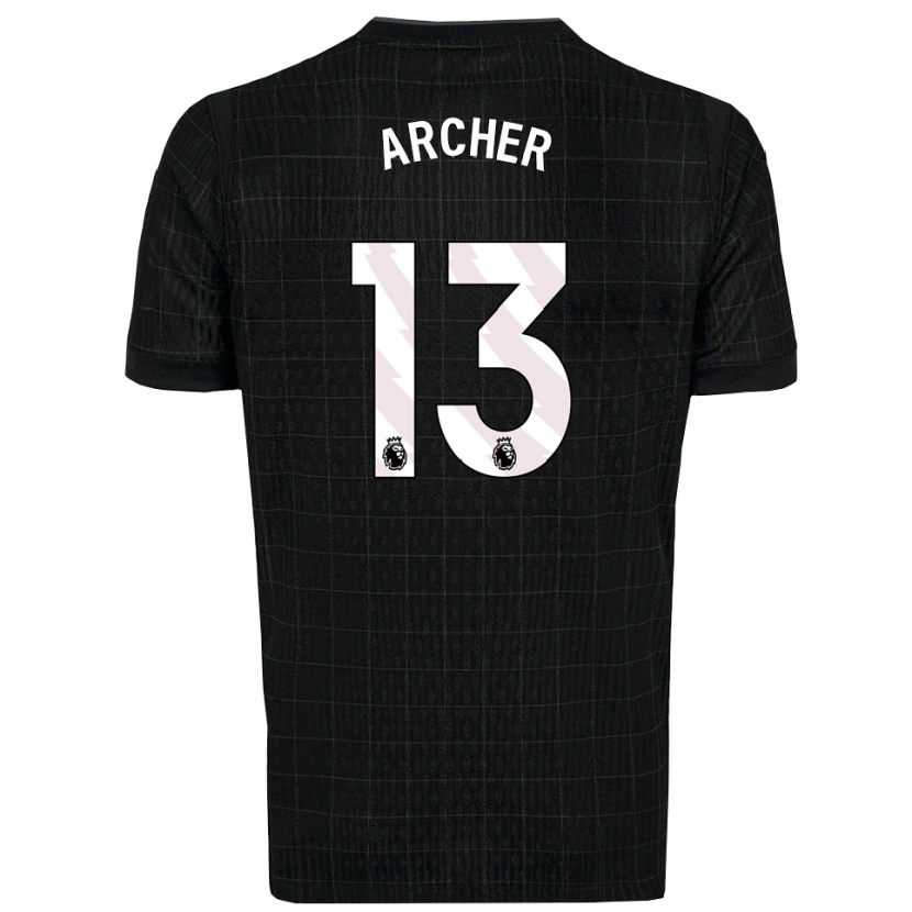 Danxen Herren Samual Archer #13 Schwarz Grau Auswärtstrikot Trikot 2025/26 T-Shirt Schweiz
