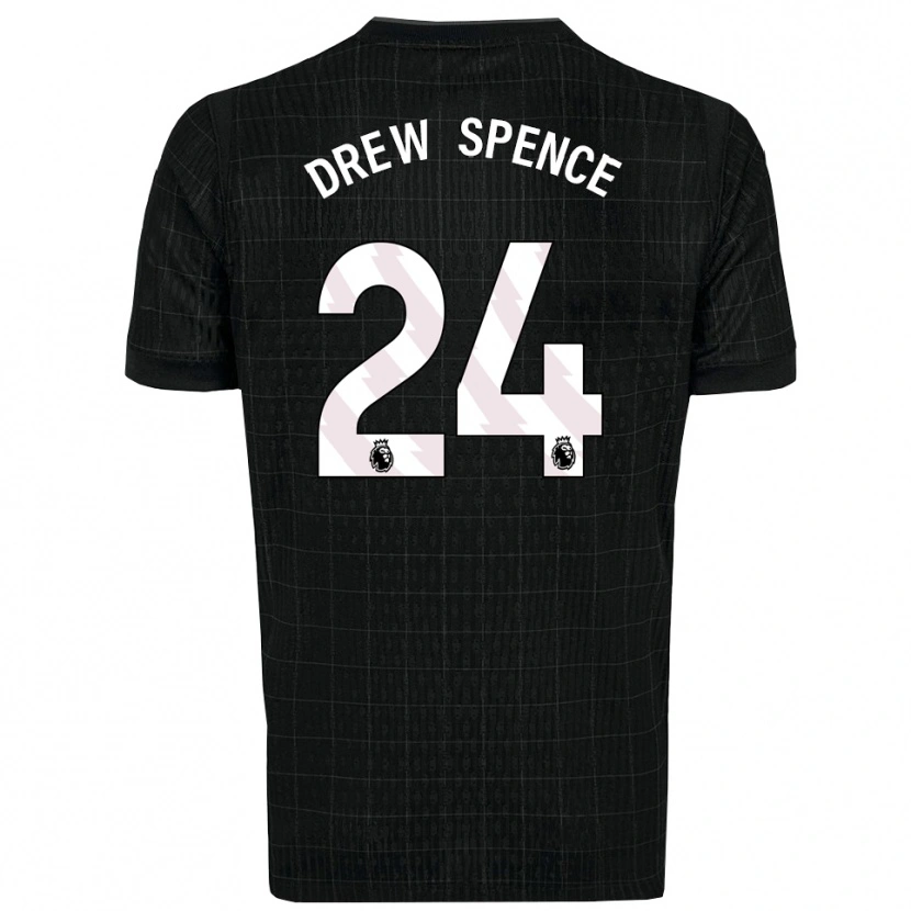 Danxen Herren Drew Spence #24 Schwarz Grau Auswärtstrikot Trikot 2025/26 T-Shirt Schweiz