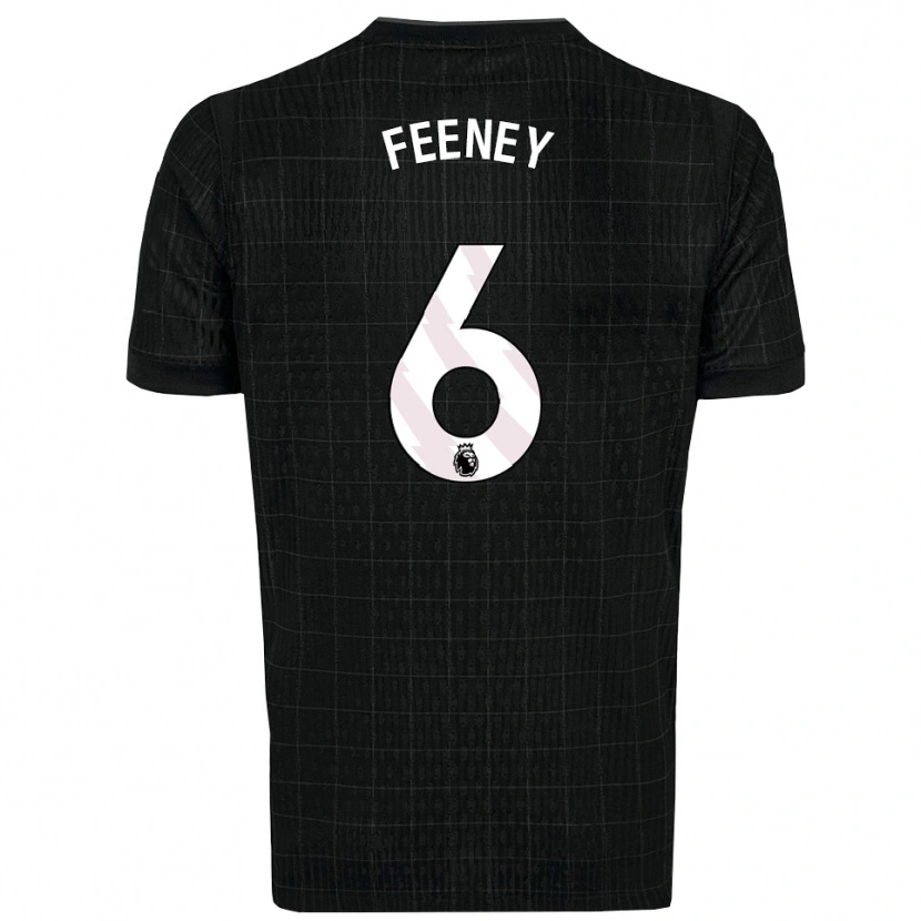 Danxen Herren George Feeney #6 Schwarz Grau Auswärtstrikot Trikot 2025/26 T-Shirt Schweiz