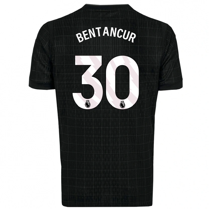 Danxen Herren Rodrigo Bentancur #30 Schwarz Grau Auswärtstrikot Trikot 2025/26 T-Shirt Schweiz
