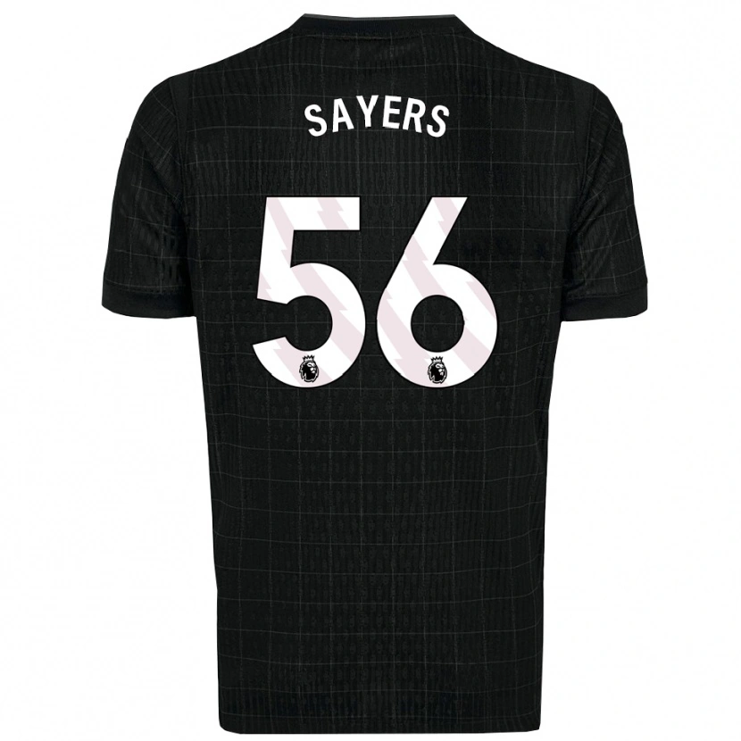 Danxen Herren Charlie Sayers #56 Schwarz Grau Auswärtstrikot Trikot 2025/26 T-Shirt Schweiz