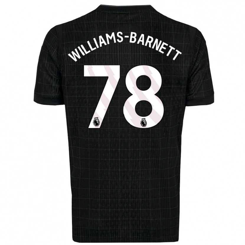 Danxen Herren Lucá Williams-Barnett #78 Schwarz Grau Auswärtstrikot Trikot 2025/26 T-Shirt Schweiz